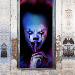 1pc Clown Halloween Banner Decoration Supplies Trick Or Treat