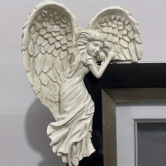 Resin Angel Door Frame Decoration for Home and Garden