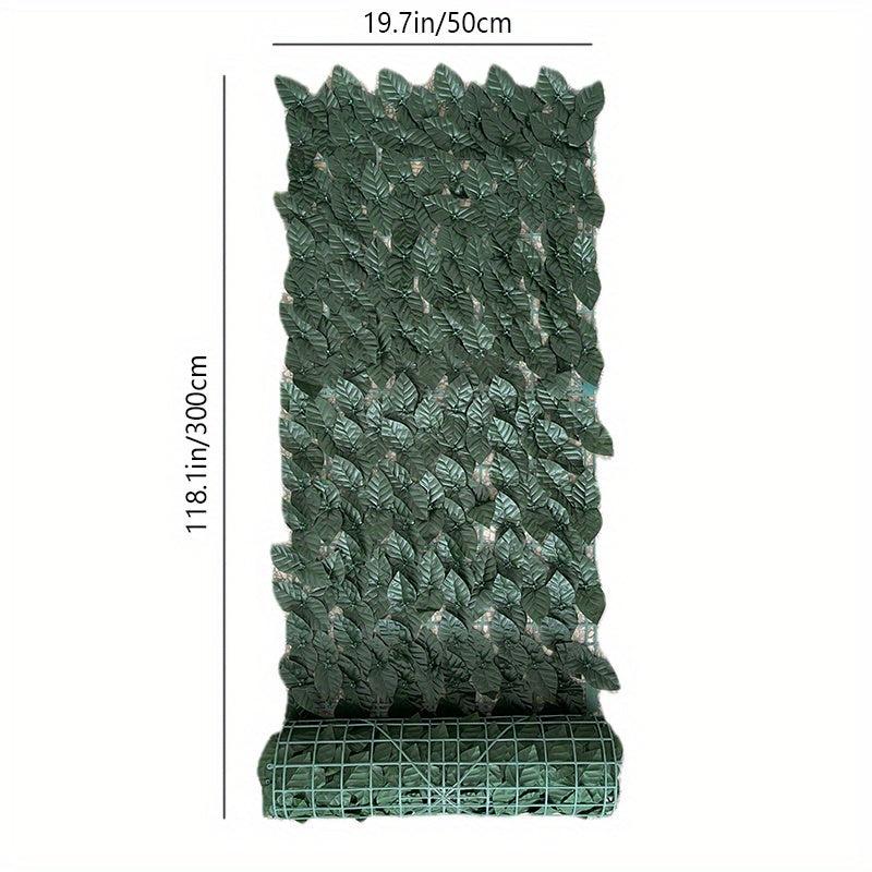 Artificial Ivy Privacy Fence - Decorative Outdoor Garden Wall Fence