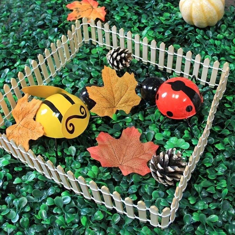 1pc Mini Fairy Tale Garden Fence Wooden Decoration DIY Handicraft Project