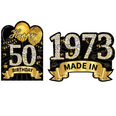 60th Birthday Yard Signs Decorations - Happy 60th Birthday & In 1963 Lawn Sign