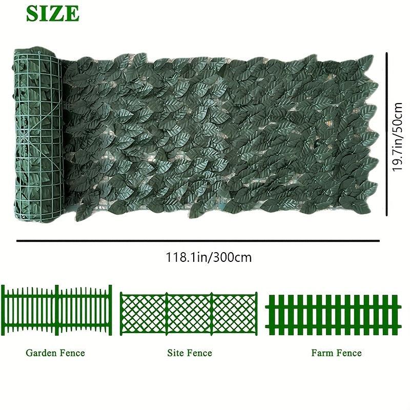 Artificial Ivy Privacy Fence Screen Faux Hedge Panels Greenery Vines