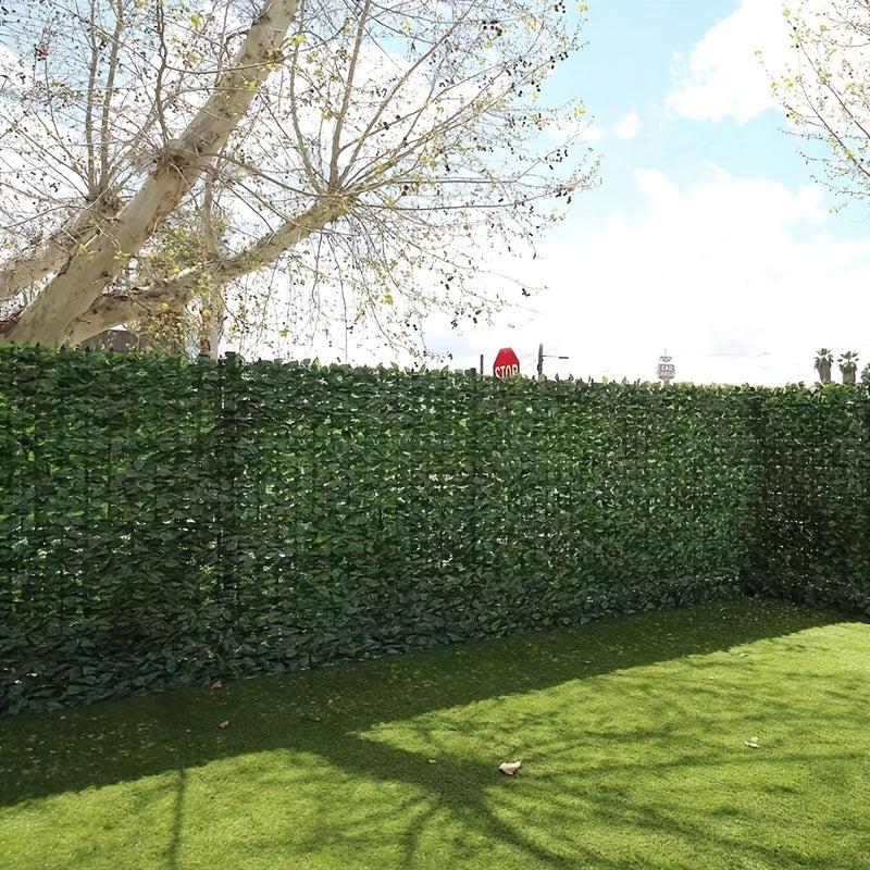 Artificial Ivy Privacy Fence Screen Faux Hedge Panels Greenery Vines