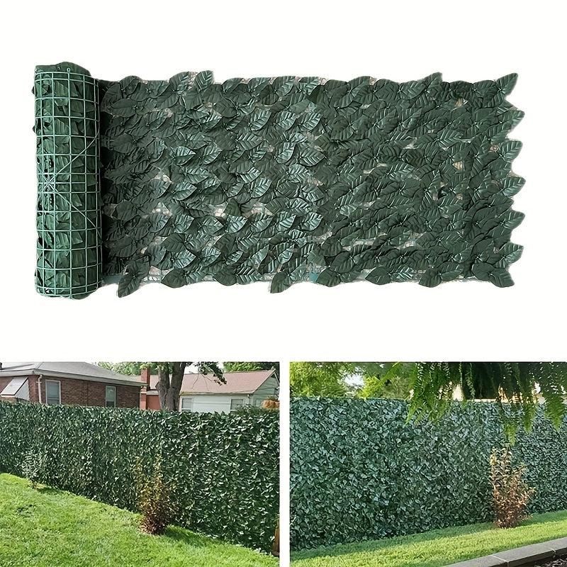 Artificial Ivy Privacy Fence Screen Faux Hedge Panels Greenery Vines