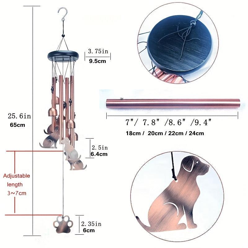 Cat Memorial Wind Chime - Sympathetic Gift for Loss of a Loved One