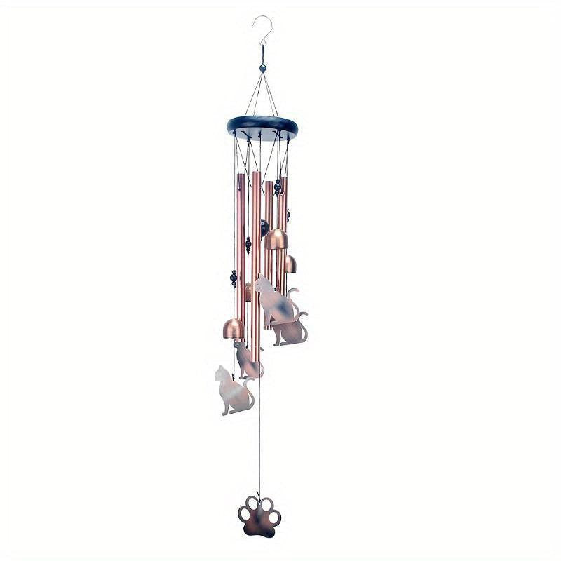 Cat Memorial Wind Chime - Sympathetic Gift for Loss of a Loved One
