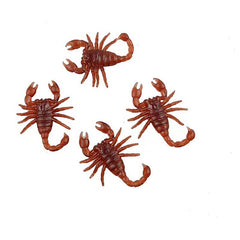 10pcs Halloween Plastic Scorpion Prank Props Home Room Theme Party Decor