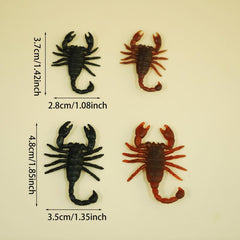 10pcs Halloween Plastic Scorpion Prank Props Home Room Theme Party Decor
