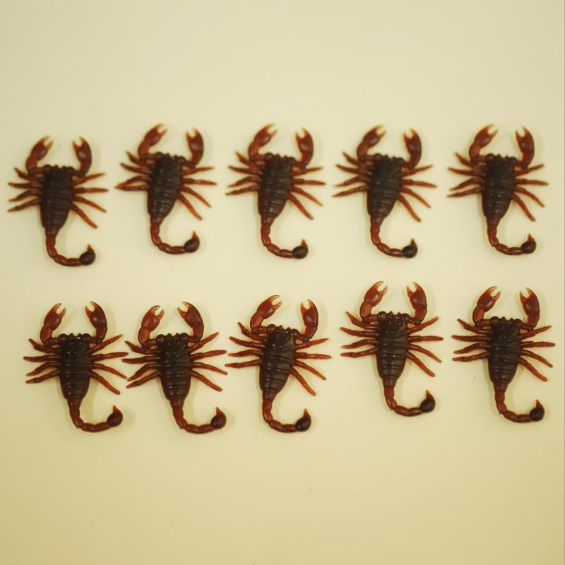 10pcs Halloween Plastic Scorpion Prank Props Home Room Theme Party Decor