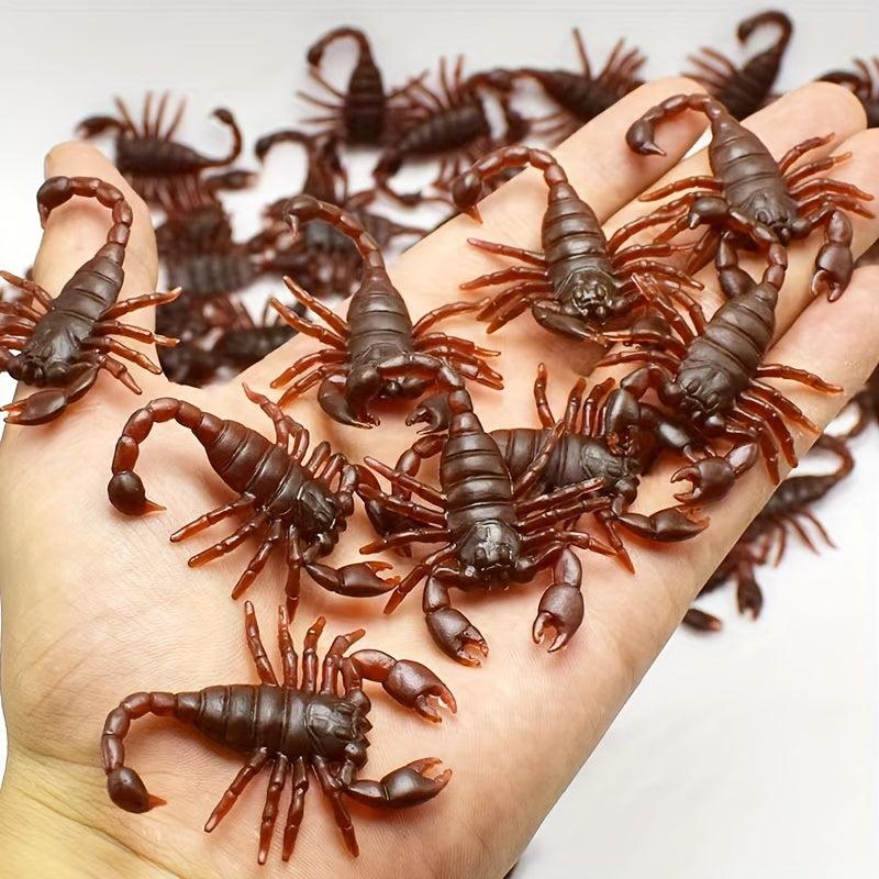10pcs Halloween Plastic Scorpion Prank Props Home Room Theme Party Decor