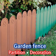 10pcs Plastic Garden Decorative Fences for Yard Flowerbed Fairy Garden