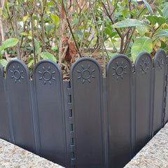 10pcs Plastic Garden Decorative Fences for Yard Flowerbed Fairy Garden