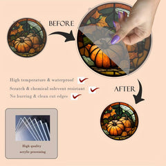 Pumpkin Halloween Hanging Autumn Window Decoration 5.9inch