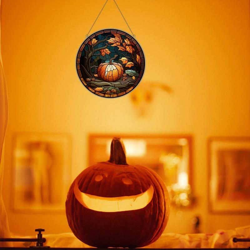 Pumpkin Halloween Hanging Autumn Window Decoration 5.9inch