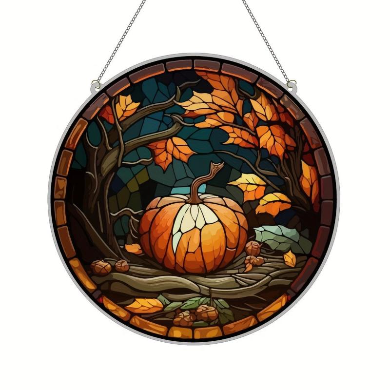 Pumpkin Halloween Hanging Autumn Window Decoration 5.9inch