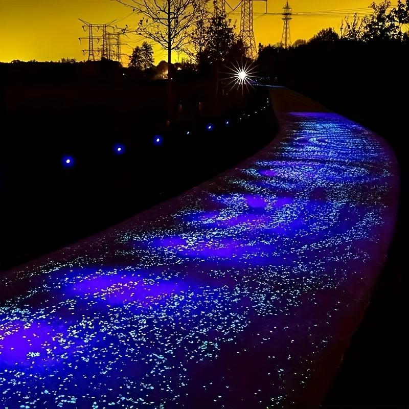 2000pcs Glow In Dark Pebble Stones Path Garden Decor