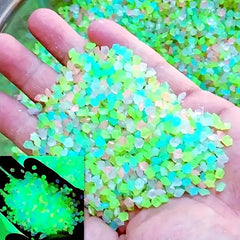 2000pcs Glow In Dark Pebble Stones Path Garden Decor