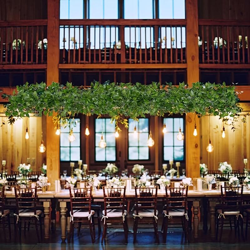 12pcs Artificial Ivy Garland 86.4 Feet Silk Leaves Greenery Home Garden Wedding