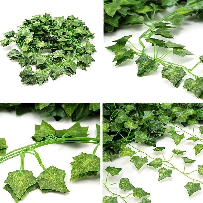 12pcs Artificial Ivy Garland 86.4 Feet Silk Leaves Greenery Home Garden Wedding