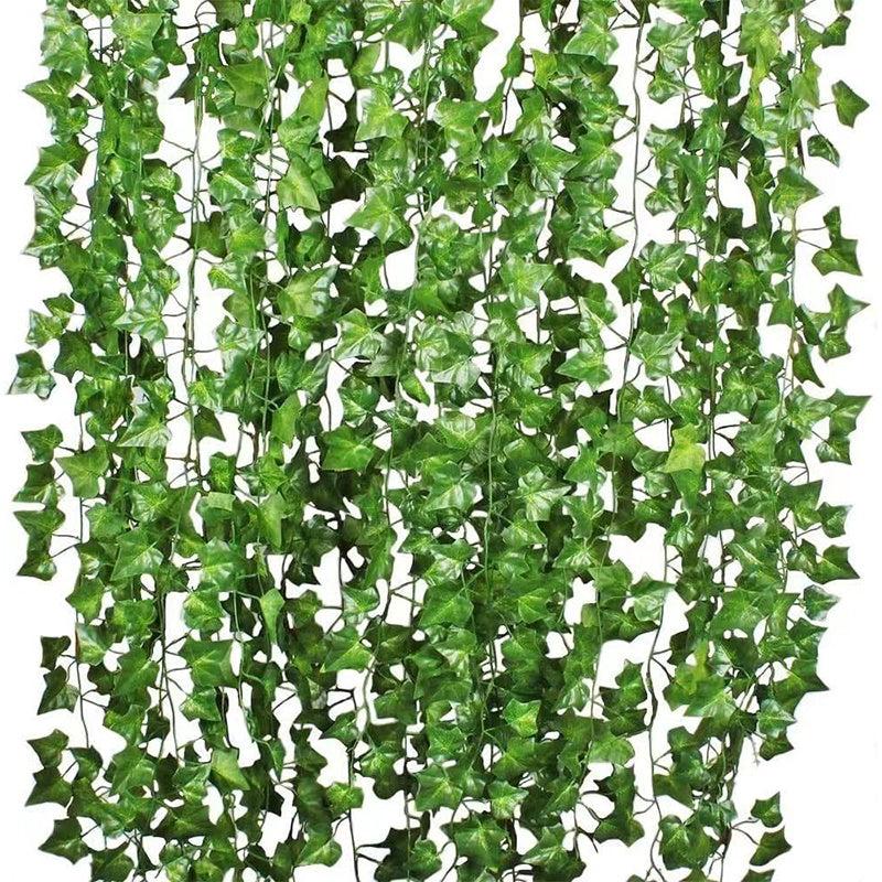 12pcs Artificial Ivy Garland 86.4 Feet Silk Leaves Greenery Home Garden Wedding