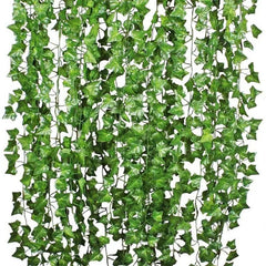 12pcs Artificial Ivy Garland 86.4 Feet Silk Leaves Greenery Home Garden Wedding