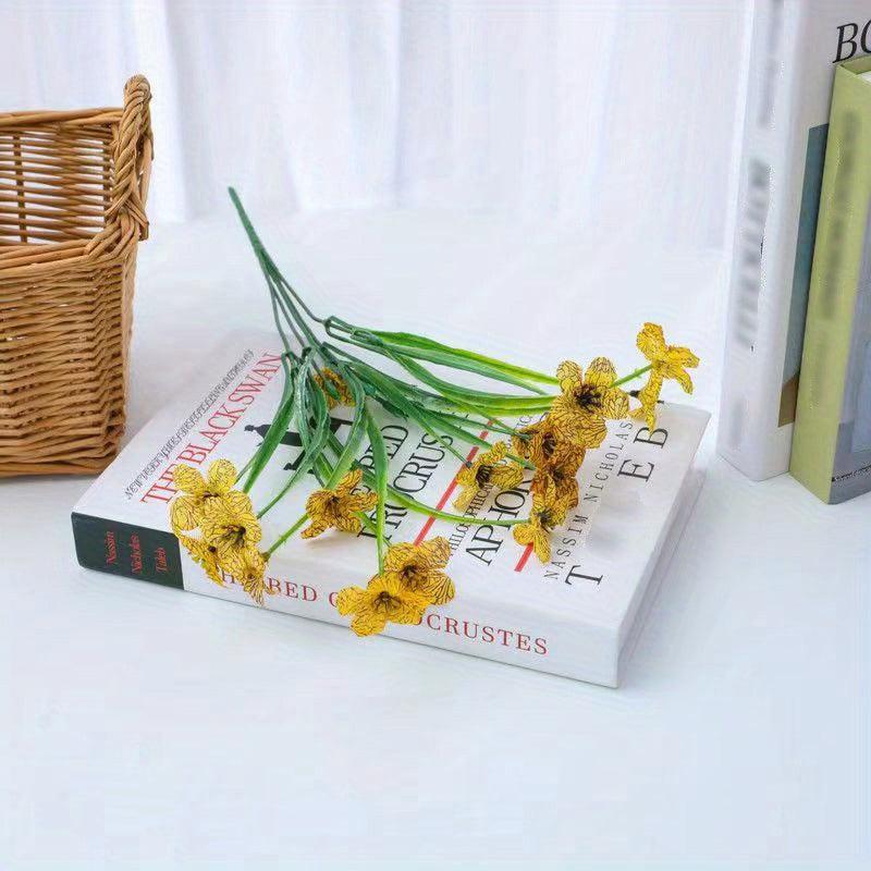Artificial Violet Flower Arrangement - Elegantly Enhance Your Home Decor
