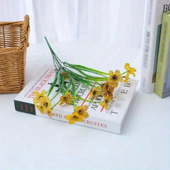 Artificial Violet Flower Arrangement - Elegantly Enhance Your Home Decor
