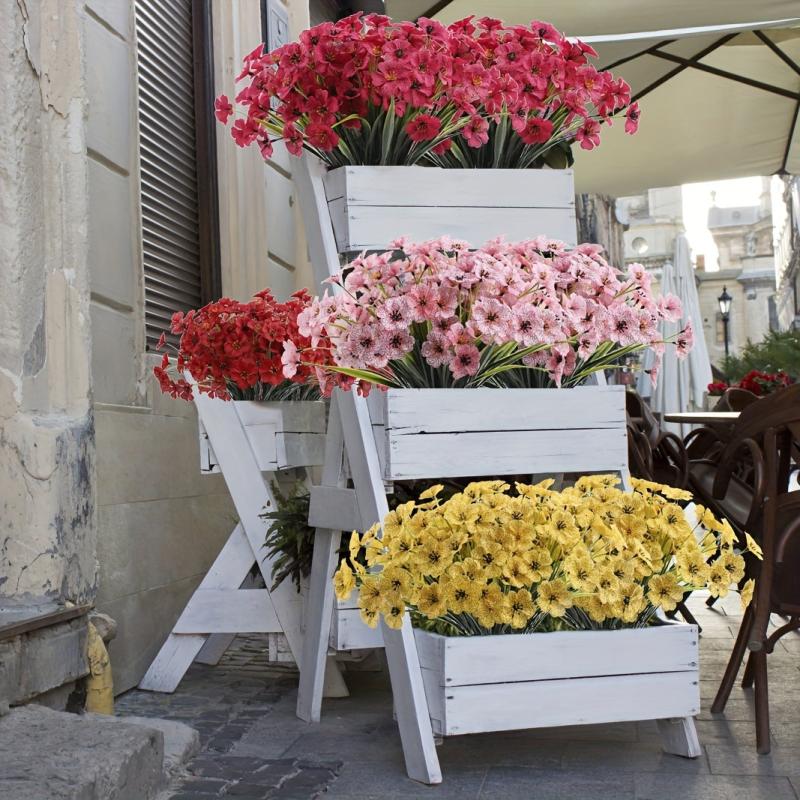 Artificial Violet Flower Arrangement - Elegantly Enhance Your Home Decor