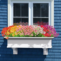 Artificial Violet Flower Arrangement - Elegantly Enhance Your Home Decor