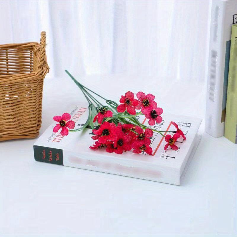 Artificial Violet Flower Arrangement - Elegantly Enhance Your Home Decor
