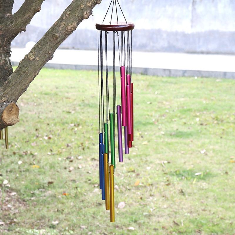 Outdoor Wind Chimes With Hooks And Aluminum Alloy Tubes
