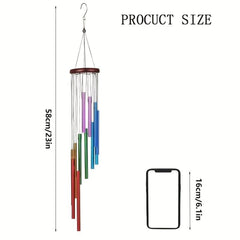 Outdoor Wind Chimes With Hooks And Aluminum Alloy Tubes