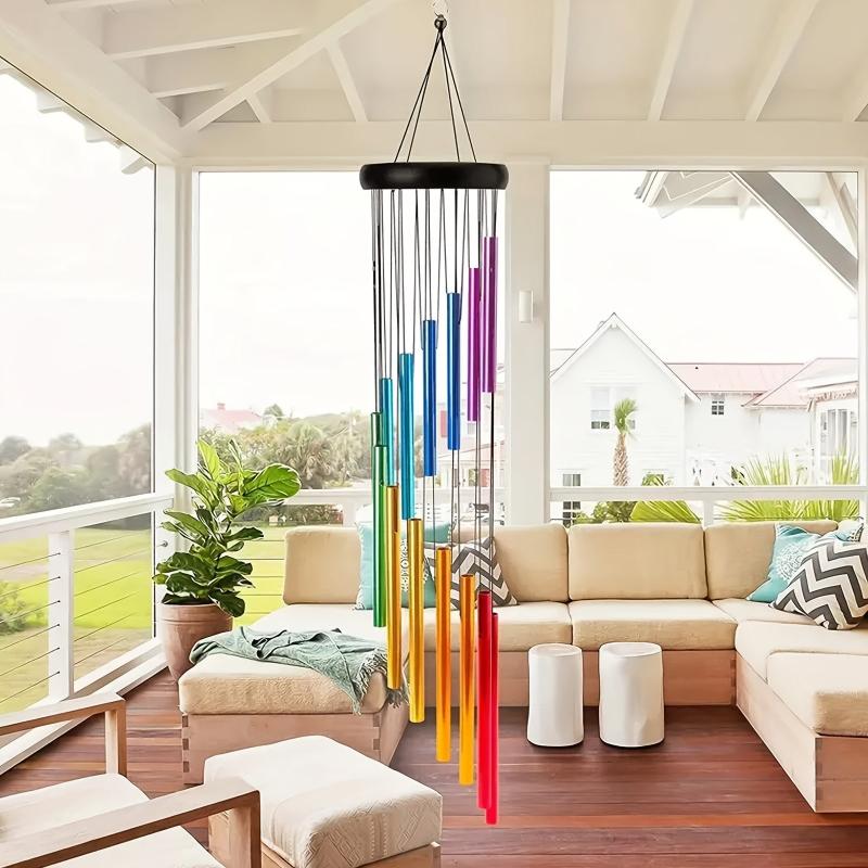 Outdoor Wind Chimes With Hooks And Aluminum Alloy Tubes