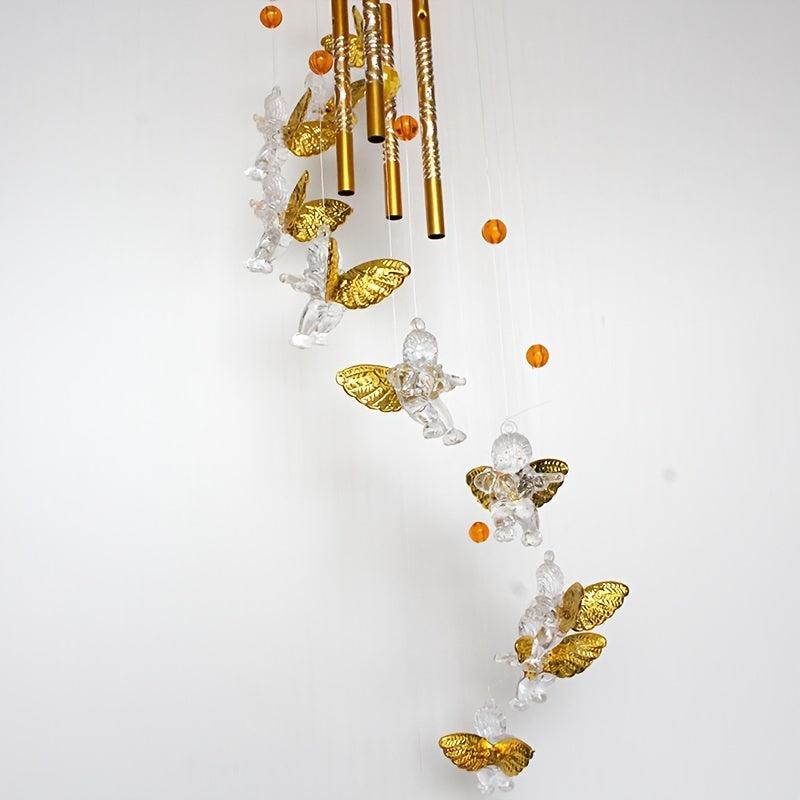 Angel Cupid Wind Chime Perfect Gift for Home Decor Car Garden