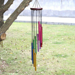 Garden Wind Chimes Memorial Wind Chimes Hanging Outdoor With 12 Aluminum Tubes