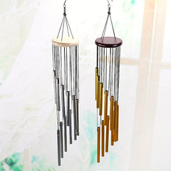 Garden Wind Chimes Memorial Wind Chimes Hanging Outdoor With 12 Aluminum Tubes