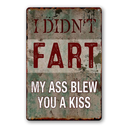 Funny Metal Tin Sign For Garage Vintage Bar Man Cave Wall Decor Home