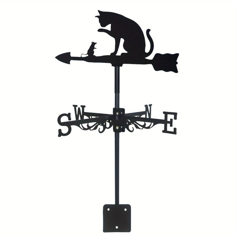 Stylish Cat & Mouse Weather Vane for Garden Decor