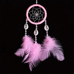Feather Dream Catcher Shell Wind Chime Wedding Party Car Hanging Wall Decor