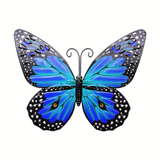 3D Metal Butterfly Wall Decor 16 cm Home Garden Bedroom Wedding Party Decor