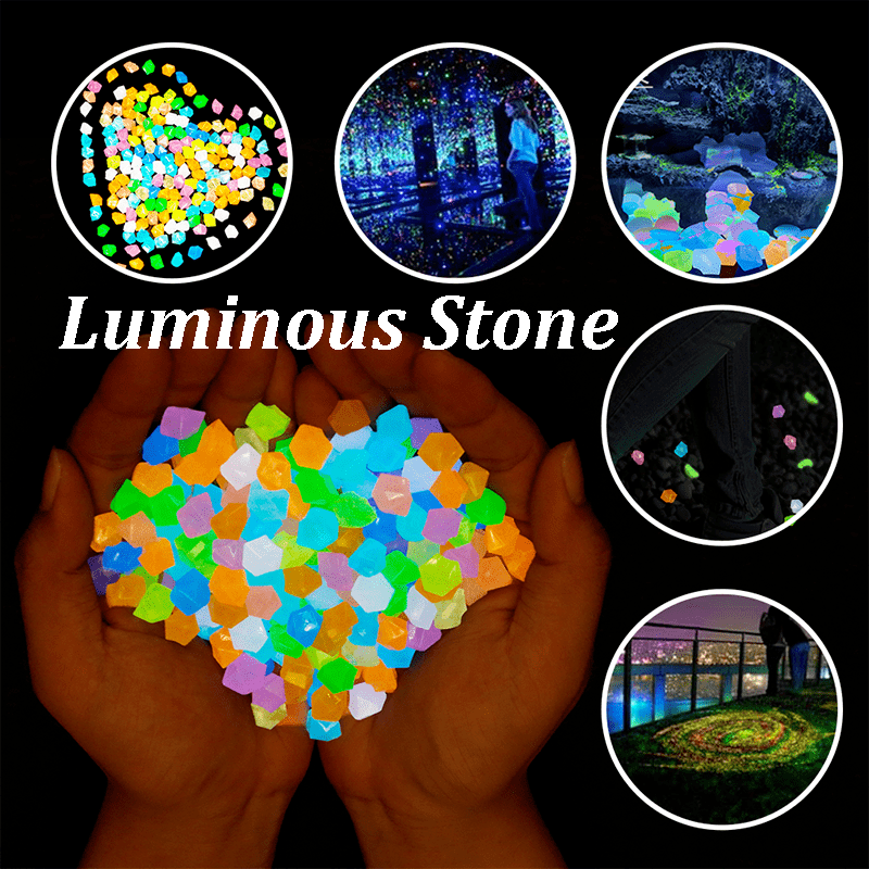 300pcs Luminous Indoor Fountain Stone Aquarium Stones