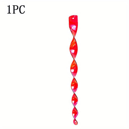 Bird Repellent Scare Strip Spiral Wind Spinner & Wind Chimes