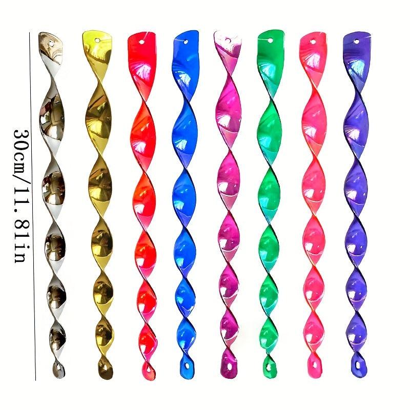 Bird Repellent Scare Strip Spiral Wind Spinner & Wind Chimes