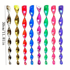 Bird Repellent Scare Strip Spiral Wind Spinner & Wind Chimes