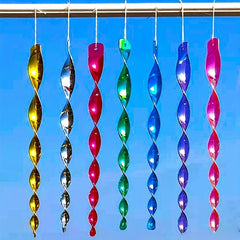Bird Repellent Scare Strip Spiral Wind Spinner & Wind Chimes