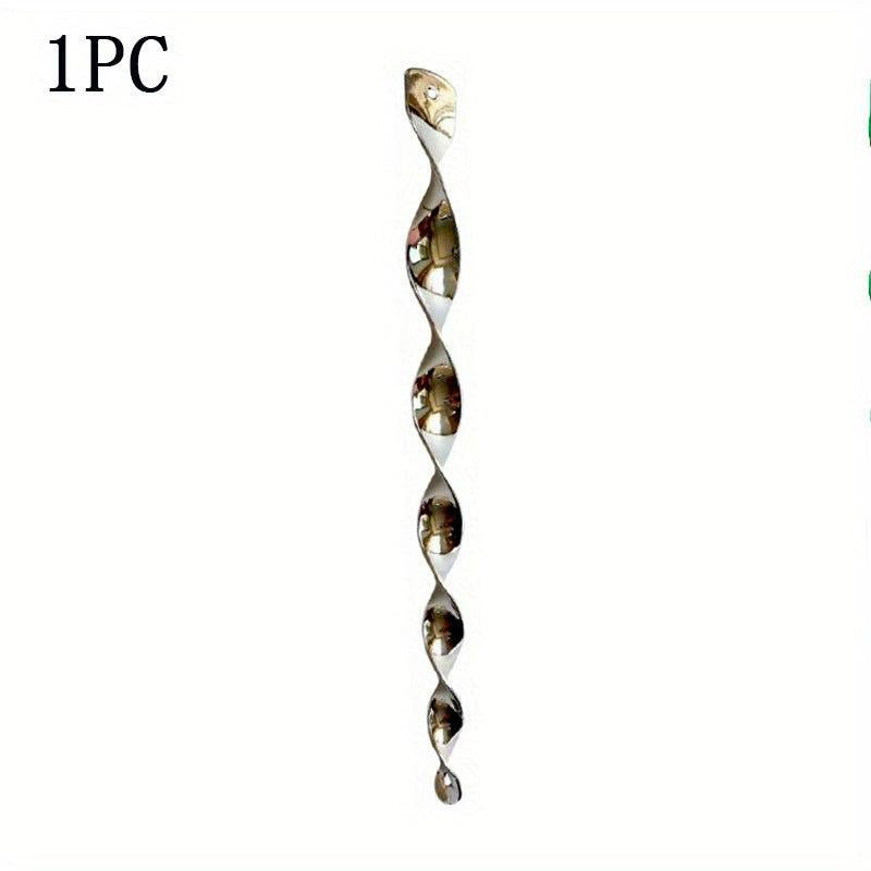 Bird Repellent Scare Strip Spiral Wind Spinner & Wind Chimes