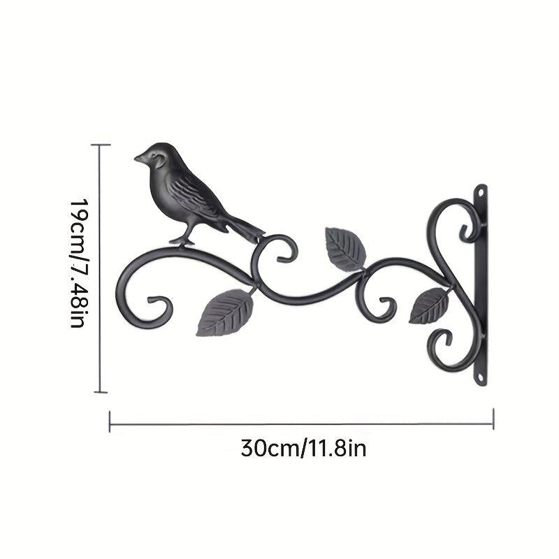 Metal Bird Flowerpot Hanging Bracket 30 48 Cm - Indoor/Outdoor Decor