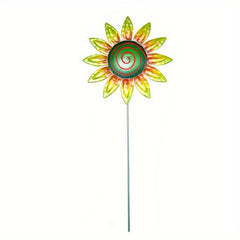 Metal Flower Garden Stakes Decor - Decorative Outdoor Yard Patio Decorations