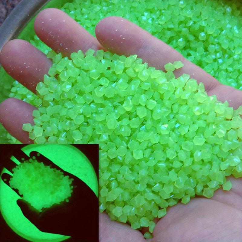 Glow In The Garden Pebbles Luminous Stones Micro Fairy Garden Decor Aquarium