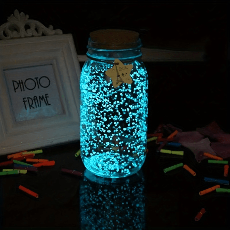 Glow In The Garden Pebbles Luminous Stones Micro Fairy Garden Decor Aquarium